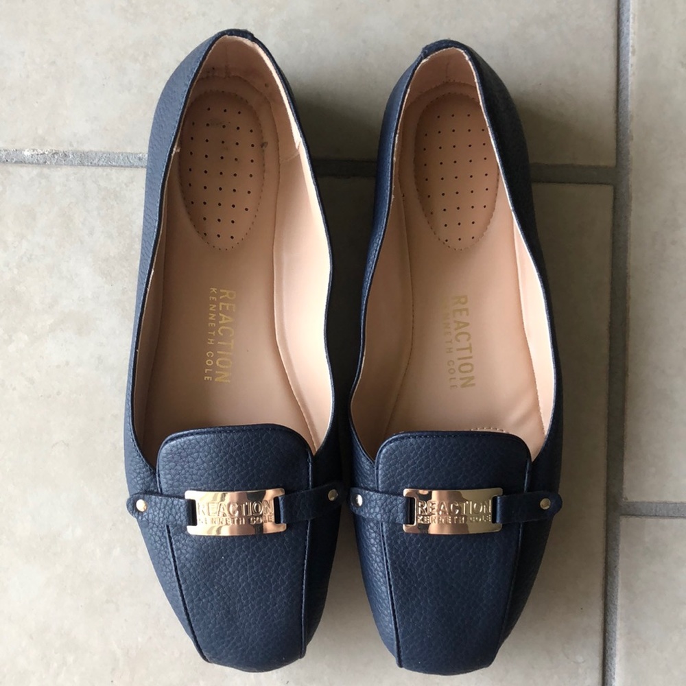 KENNETH COLE NAVY NAVY FLATS